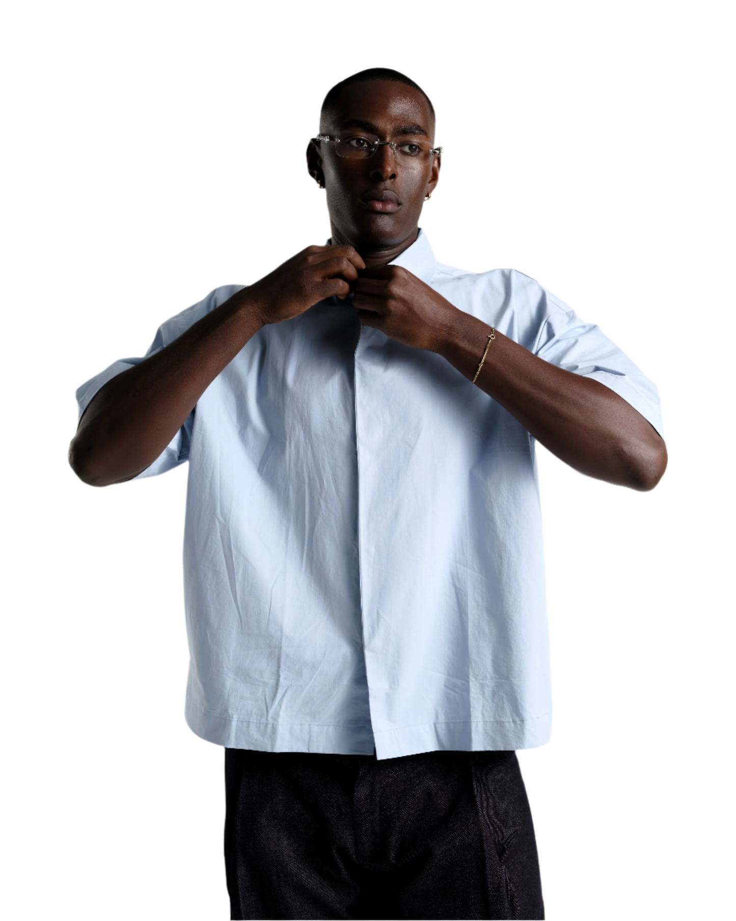 Workers Short Sleeve Shirt in Sky
