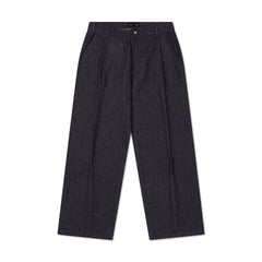 Obi Pleated Jeans in Indigo